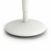 Hon Revel Adjustable H Fidget Stool, Backless, 13.75 in.-18.5 in. Seat H, Charcoal Seat, White Base HONEFS01S